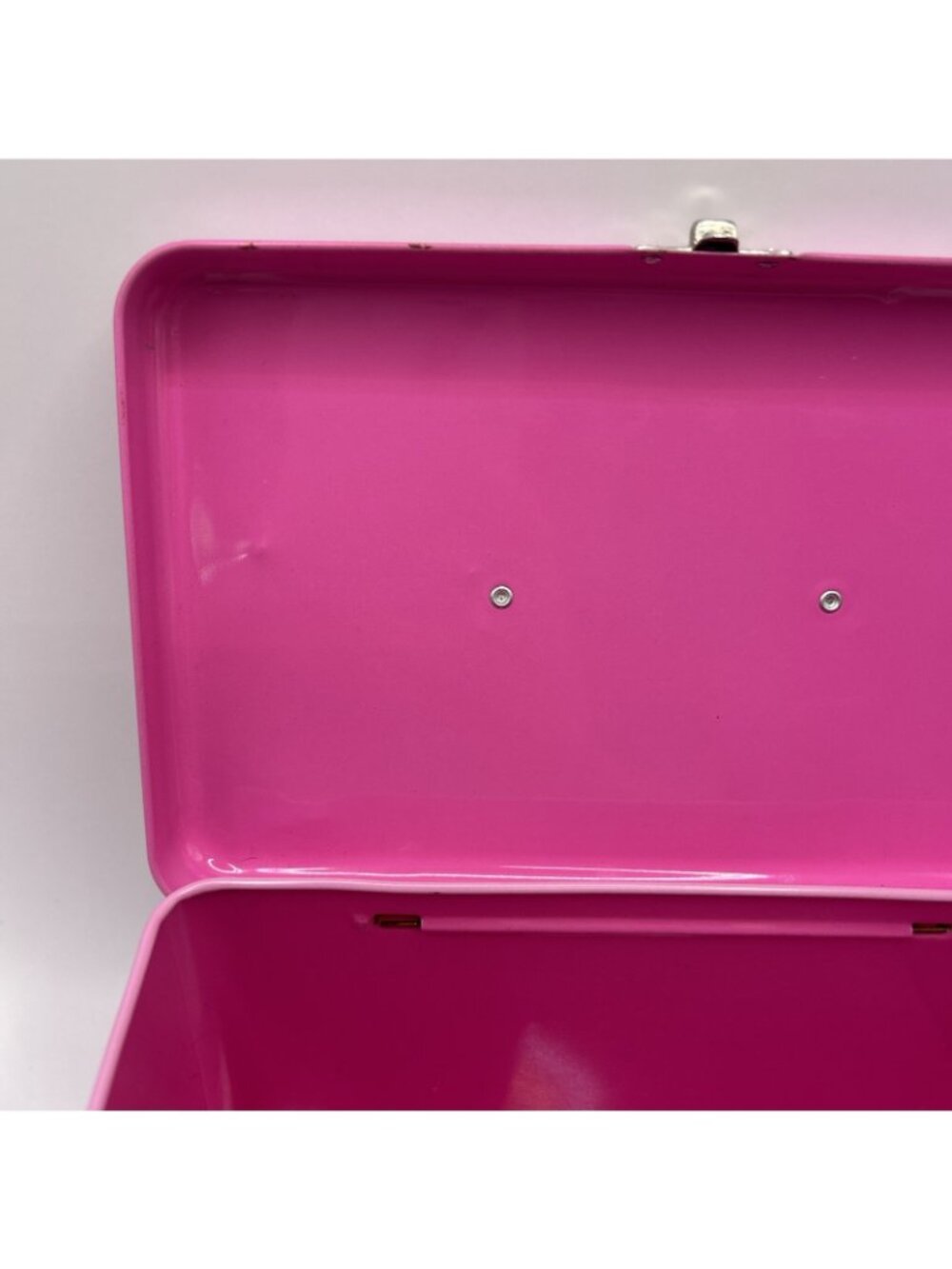 Sanrio 1993 Spottie Dottie Metal Tin Trinket Box Dog Pink Container Rare Vintage - Picture 10 of 16